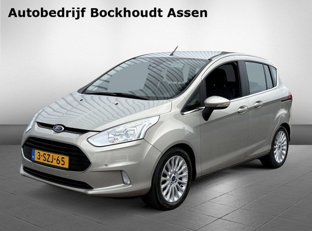 Ford B-MAX 1.0 EcoBoost 125PK Titanium | Voorruit verw. | Ca, Auto's, Euro 5, Gebruikt, Origineel Nederlands, Bedrijf
