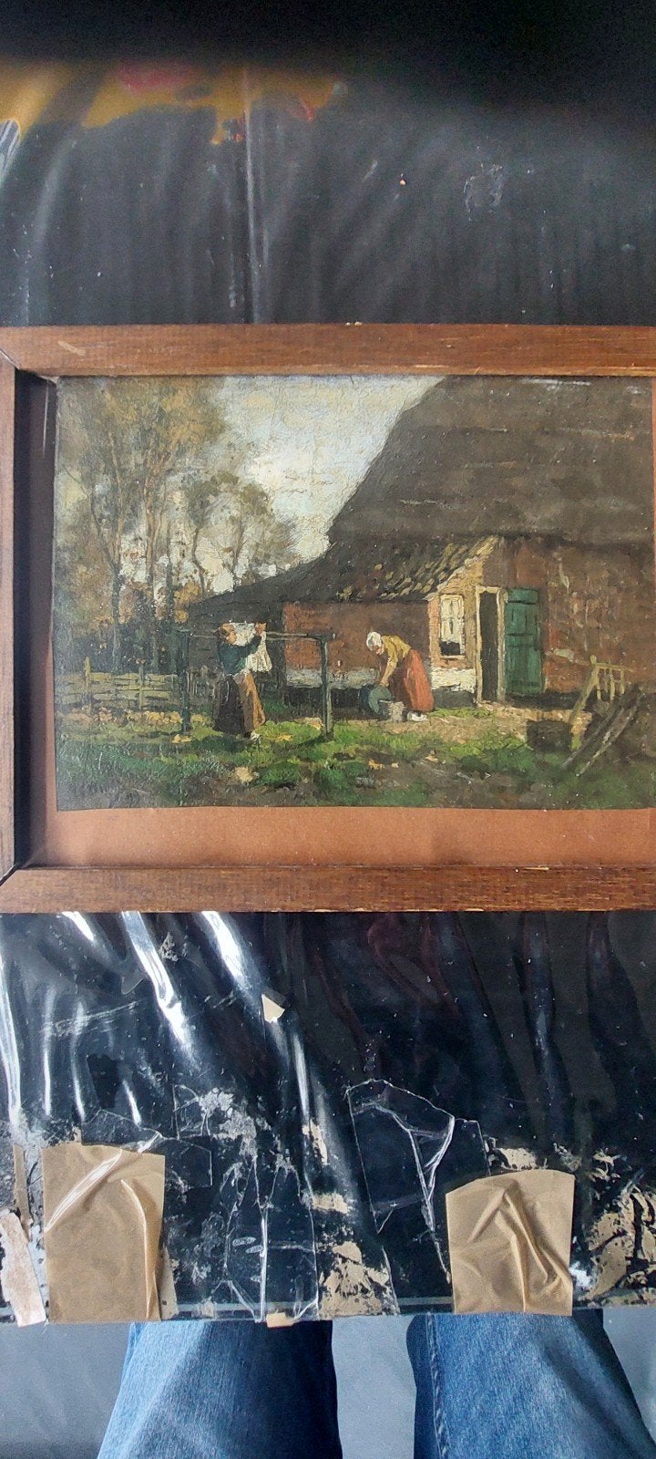 Schilderij olieverf waarschijnlijk Chris van der Windt, Ophalen of Verzenden