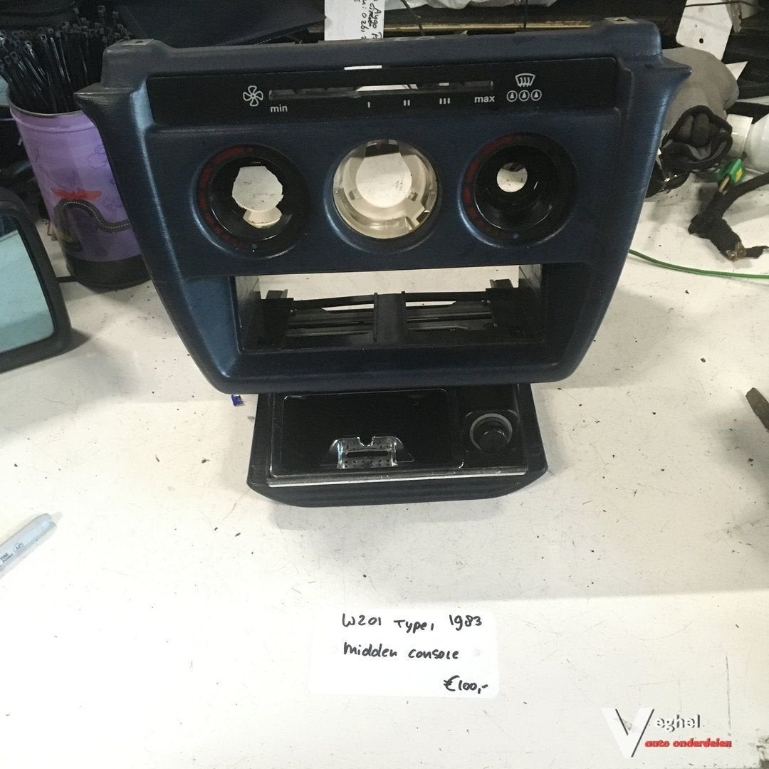 Mercedes W201 1983 Midden console, Auto-onderdelen, Interieur en Bekleding, Gebruikt, -, -, Ophalen of Verzenden