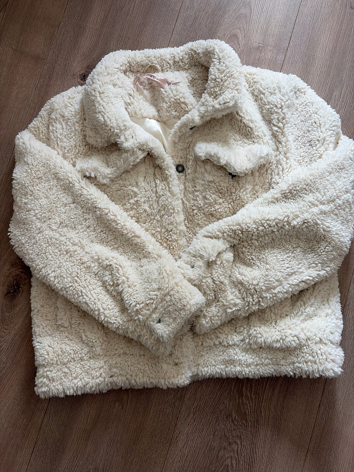 Esqualo teddy jas maat 42 - Zo goed als nieuw, Ophalen of Verzenden, Zo goed als nieuw, Maat 42/44 (L), Overige kleuren