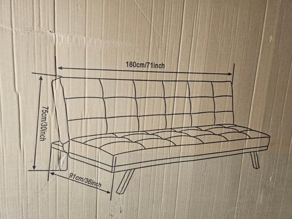 slaapbank, Huis en Inrichting, Ophalen, Wit, 190 cm of minder, Nieuw