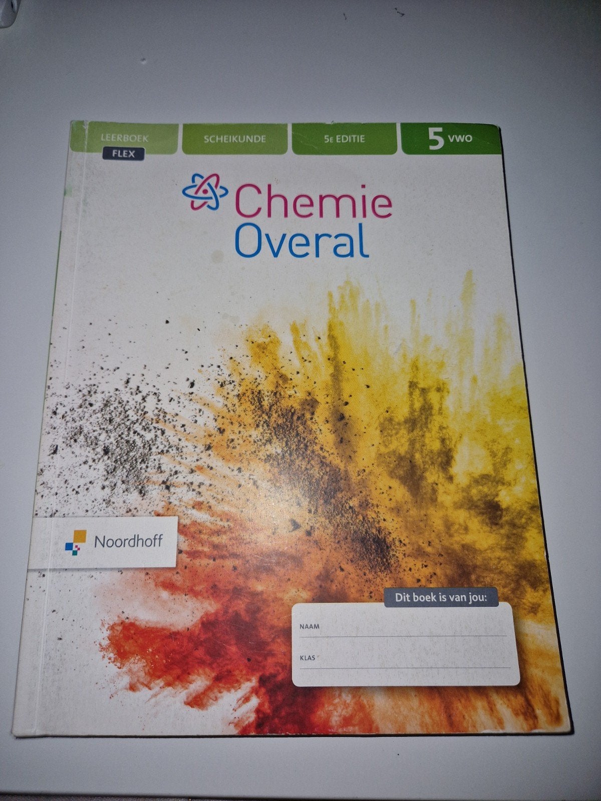 Chemie Overal 5 VWO Scheikunde Leerboek 5e Editie, Ophalen of Verzenden, Gelezen, VWO, Scheikunde