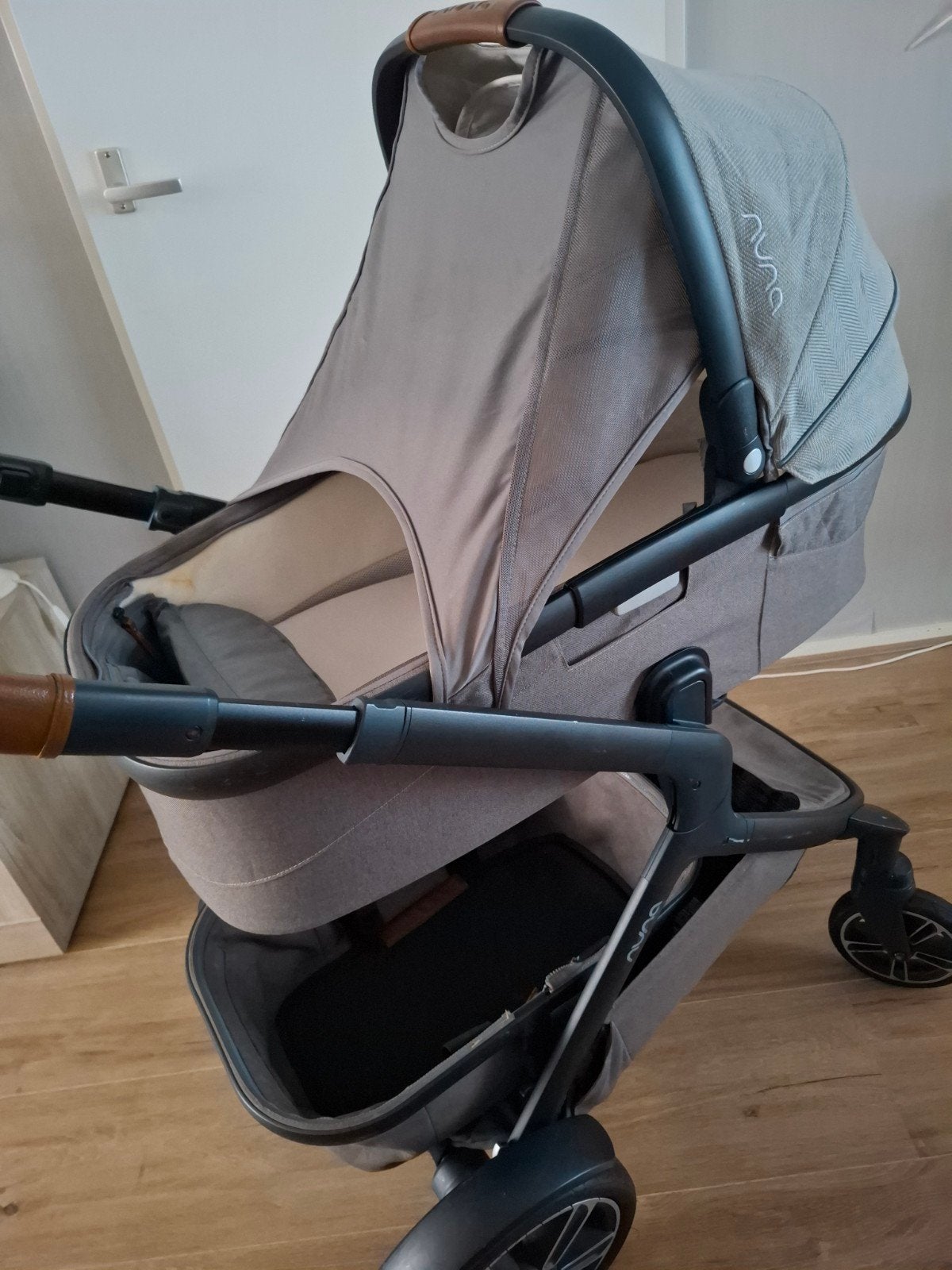 Nuna Demi Grow Combiwagen met reiswieg en adapters, Ophalen, Gebruikt, Overige merken, Duowagen