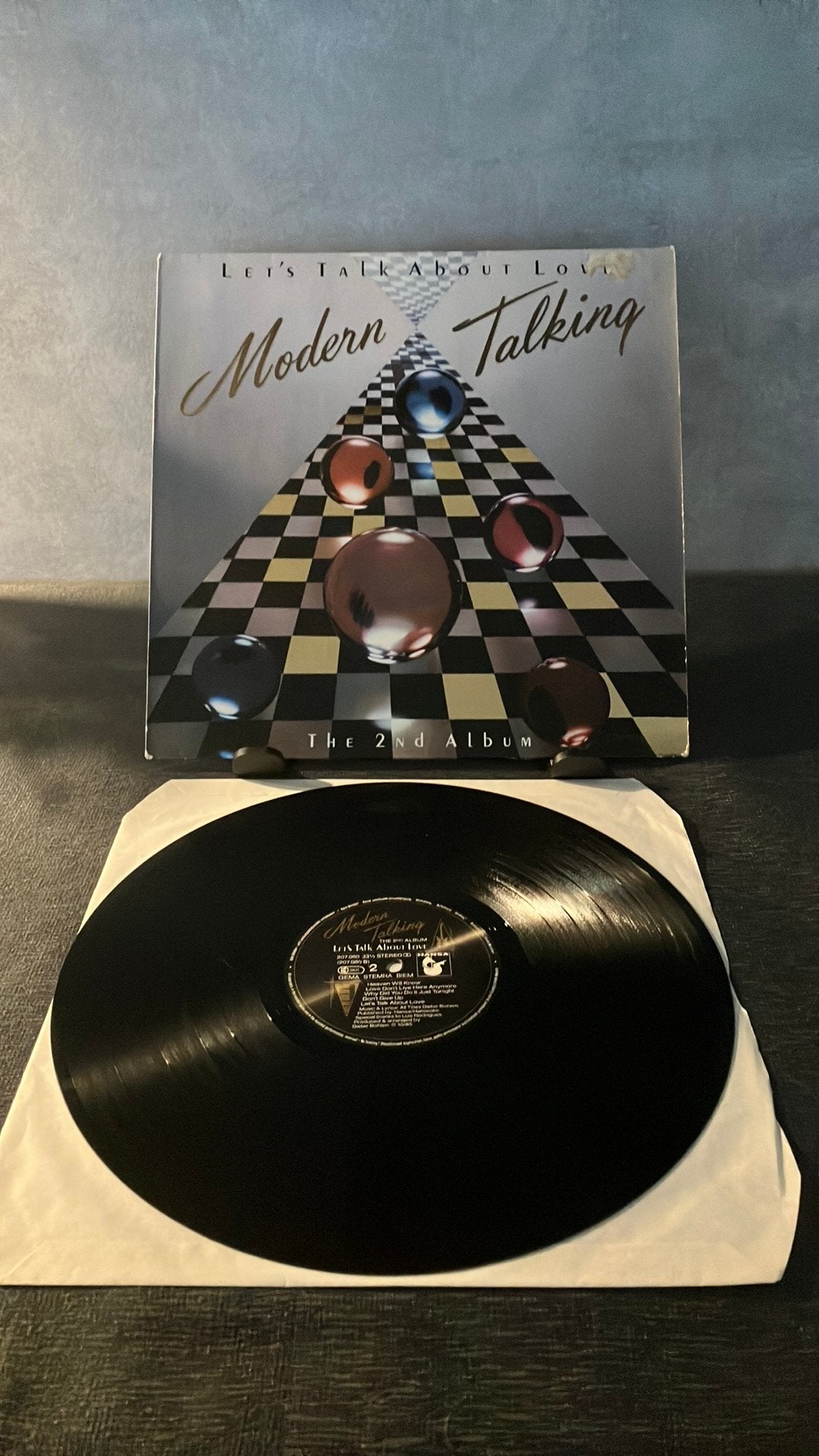 Modern Talking. —  Let’s Talk About Love, Cd's en Dvd's, Vinyl | Pop, Ophalen of Verzenden, Zo goed als nieuw, Inclusief binnenhoes