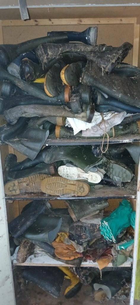 oude laarzen, Ophalen, Gebruikt, Overige materialen, Overige typen