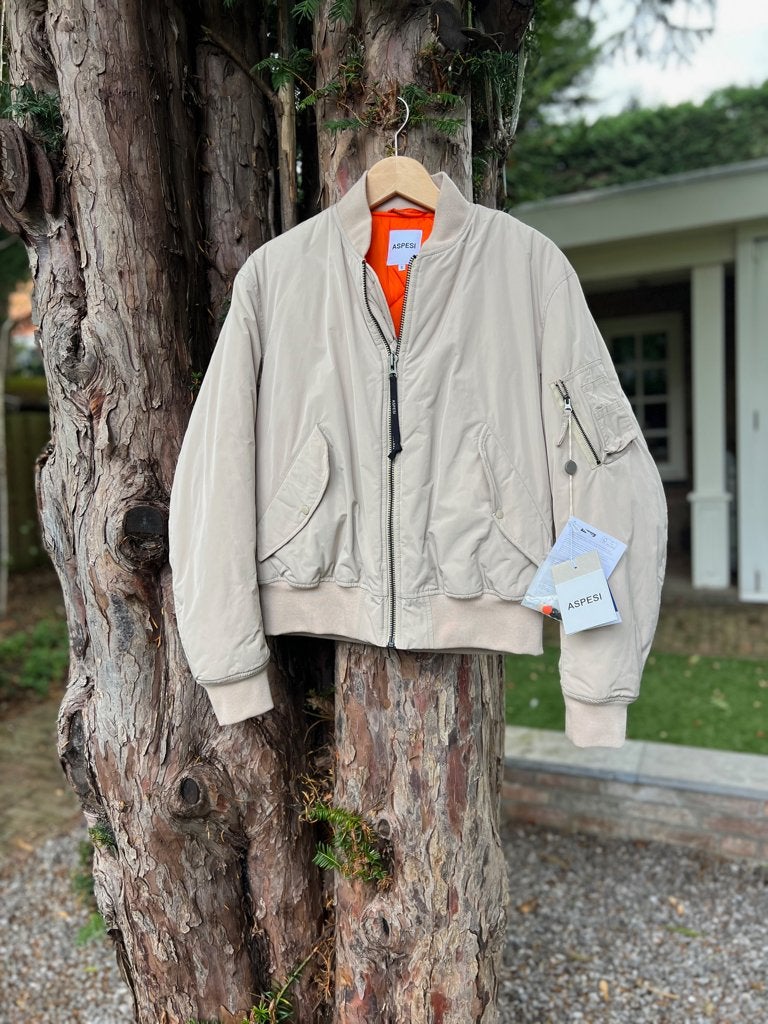 ASPESI GUNNER II bomber S (36/38) NIEUW met labels - TIEN, TIEN concepts, Aspesi, -, Beige