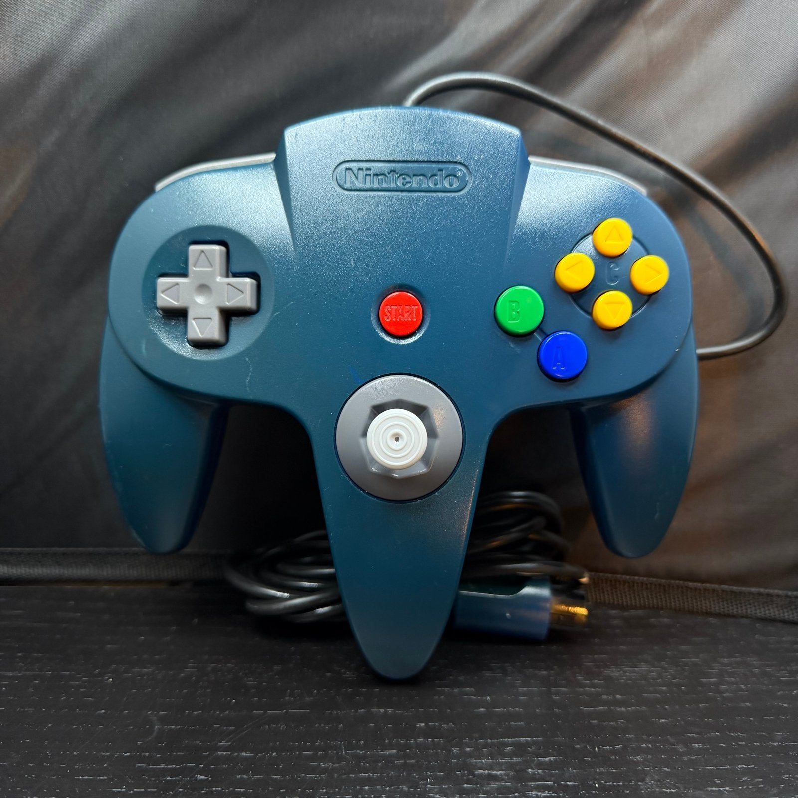 Originele Nintendo 64 Controller Blauw | N64 Retro, Ophalen of Verzenden, Met 1 controller, S, Gebruikt