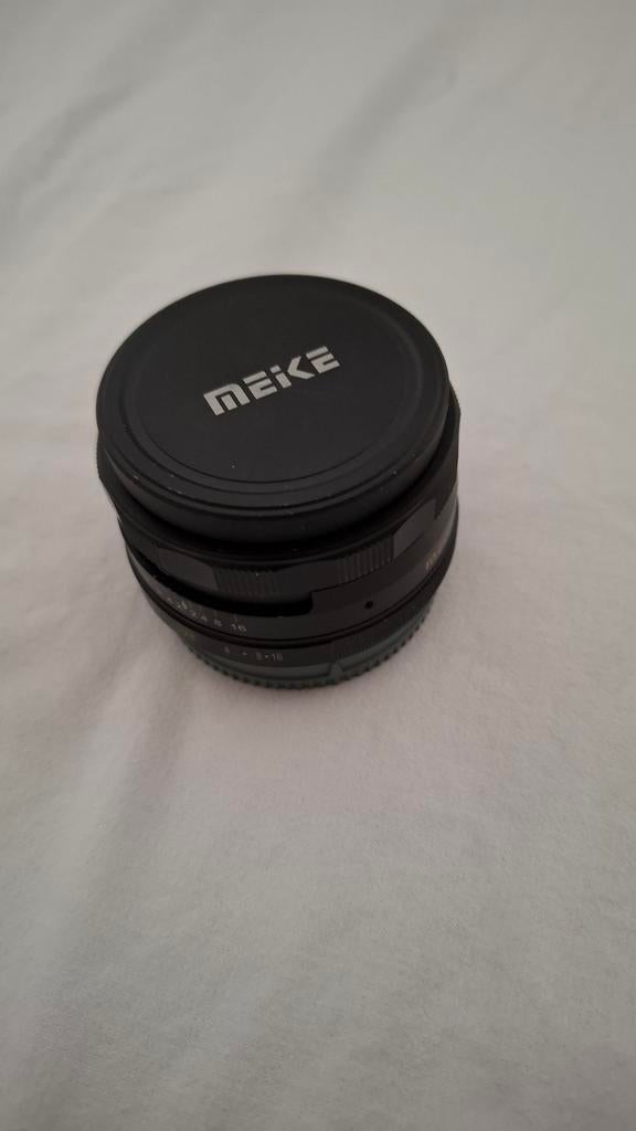 Meike 35mm F1.4 analoge lens MFT, Audio, Tv en Foto, Fotografie | Lenzen en Objectieven, Ophalen of Verzenden, Zo goed als nieuw