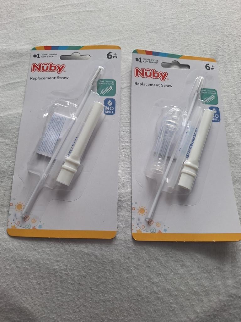 Nûby Vervangrietjes voor Flip-It Beker (2 stuks), Ophalen of Verzenden, Nieuw