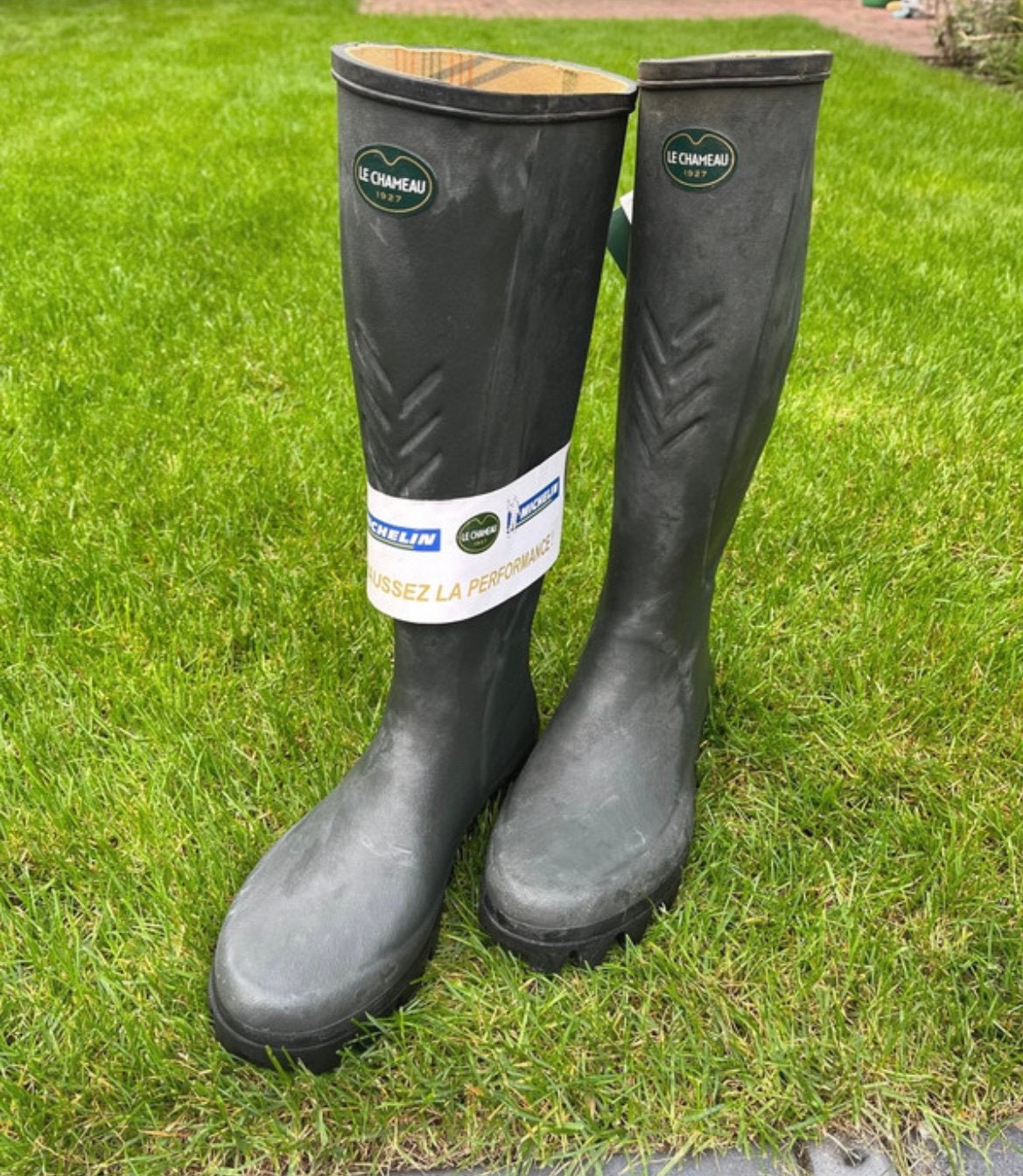 Le Chameau rubberen laarzen – Michelin profiel, Ophalen of Verzenden, Zo goed als nieuw, Overall