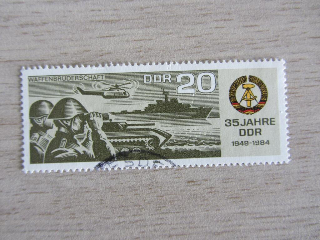 35 Jahre DDR 1984 Postzegel, Ophalen of Verzenden, DDR, Gestempeld