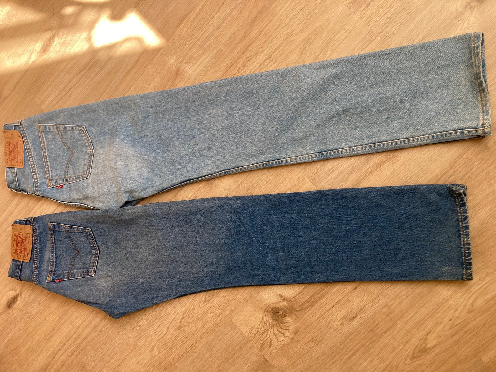 2 levi’s 501 spijkerbroeken maat W29/L34, Ophalen of Verzenden, Zo goed als nieuw, Blauw, W28 - W29 (confectie 36)