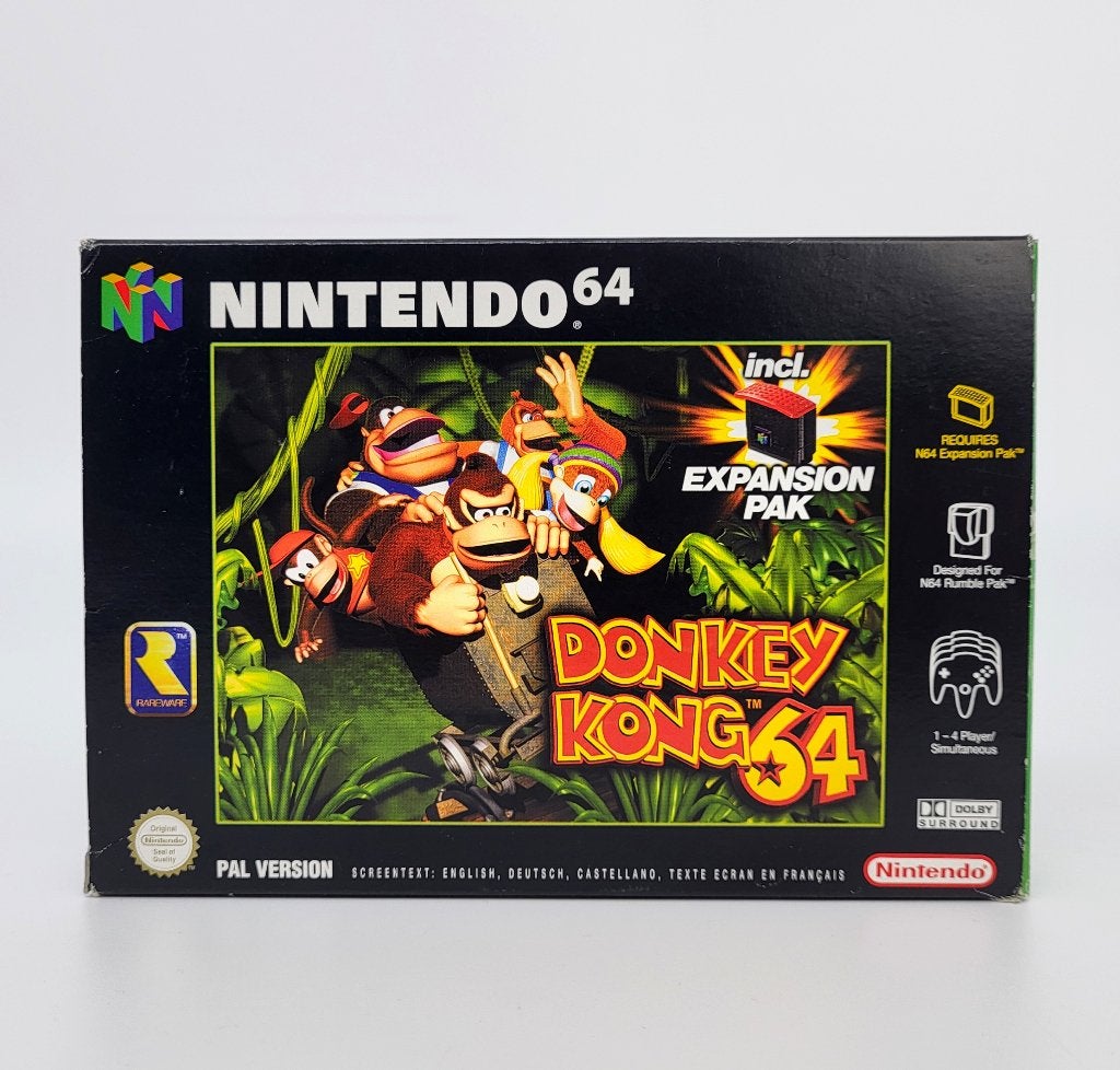 Donkey Kong 64 - Nintendo 64 N64 - FAH (Geen expansion pack), Spelcomputers en Games, Avontuur en Actie, Gebruikt, Verzenden, 1 speler