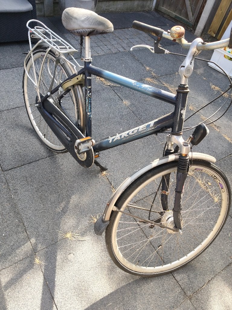Herenfiets, Gebruikt, Velgrem, Versnellingen, 49 tot 53 cm