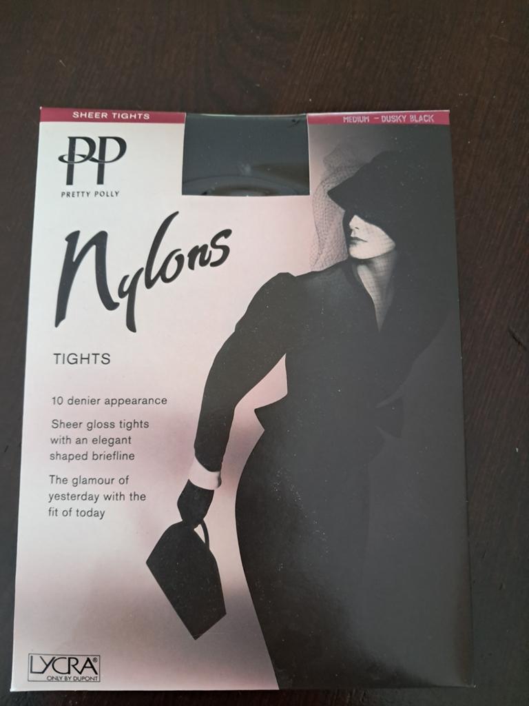 Pretty Polly Nylons Panty - Medium Dusky Black, Zwart, Nieuw, Maat 40/42 (M), Ophalen of Verzenden