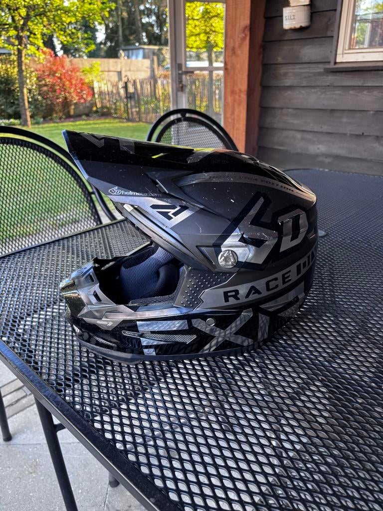 6D ATR-2 Crosshelm Maat S - Beschadigd met nieuwe voering, Offroadhelm, S, Tweedehands, Ophalen