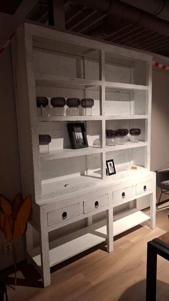 Boekenkast Eleonora, Ophalen, Met plank(en), Zo goed als nieuw, 150 tot 200 cm