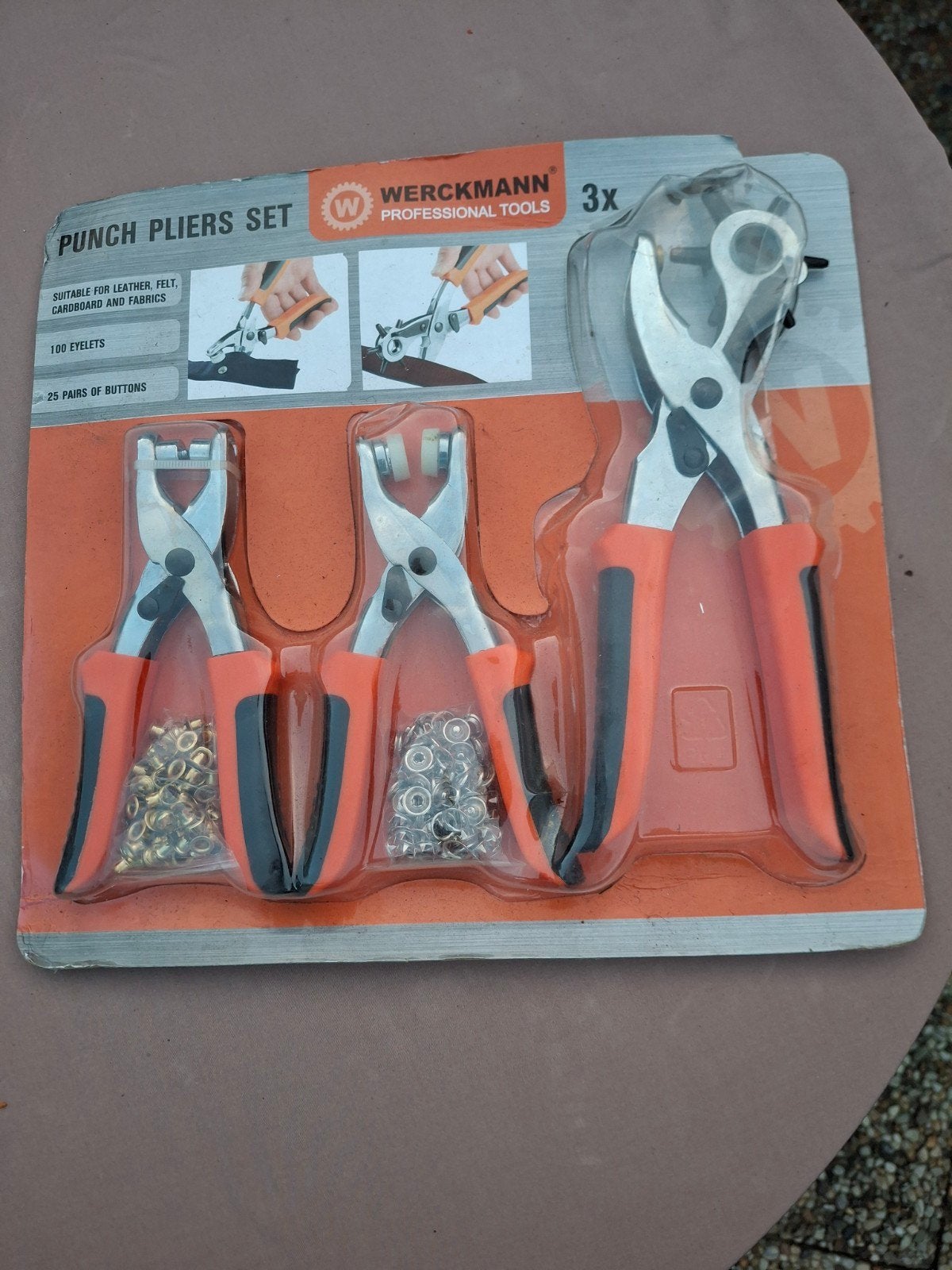 Werckmann Professional Tools Pons Tangen Set 3x, Ophalen, Nieuw, Tang, Overige merken