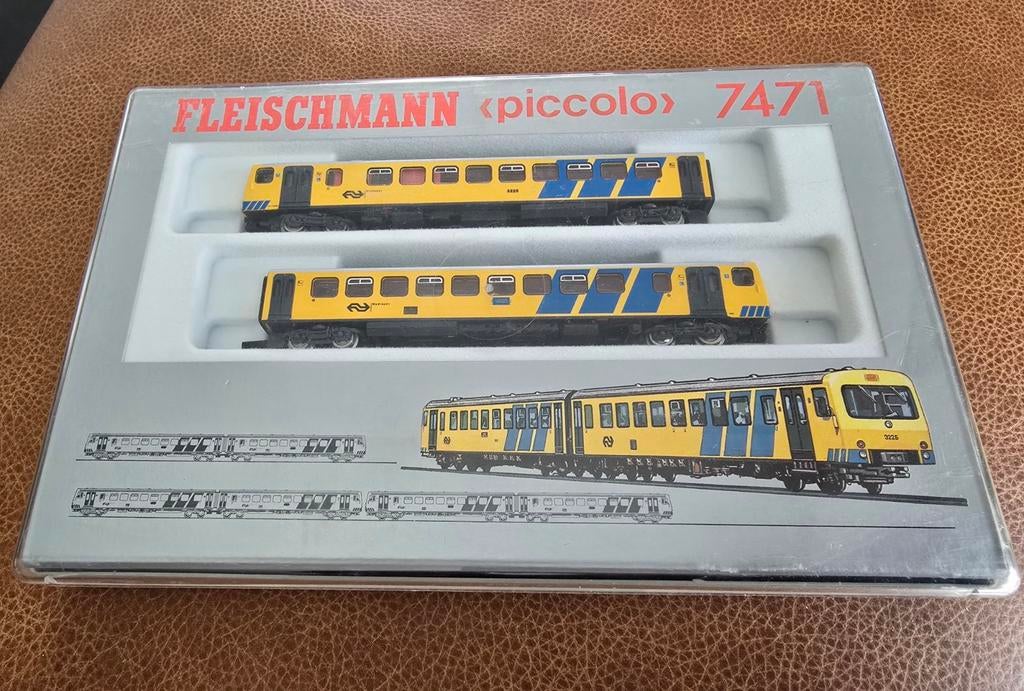 Fleischmann 7471 NS Wadloper Treinstel N-spoor, Gelijkstroom, Fleischmann, Ophalen of Verzenden, NS