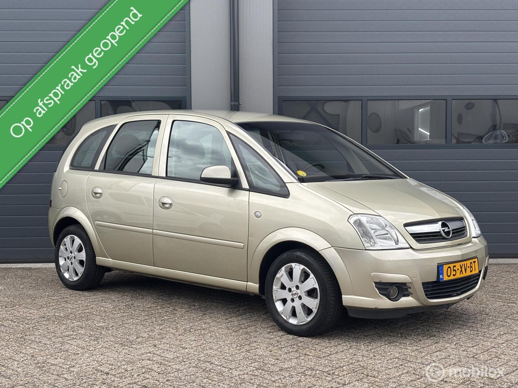 Opel Meriva 1.6-16V Temptation BWJ 2007/AUTOMAAT, 15 km/l, 4 cilinders, Beige, Origineel Nederlands