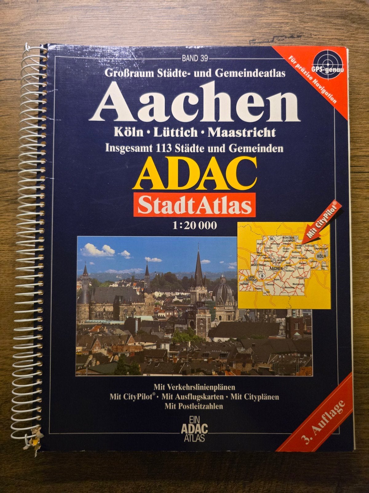 ADAC StadtAtlas Aken - Keulen, Luik, Maastricht, Boeken, Atlassen en Landkaarten, Overige atlassen, ADAC, 2000 tot heden, Ophalen of Verzenden