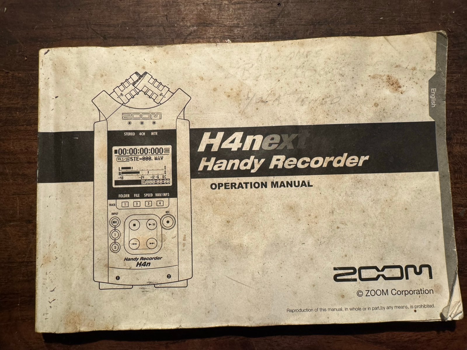 Zoom H4n Handy Recorder - Digitale audiorecorder, Ophalen of Verzenden