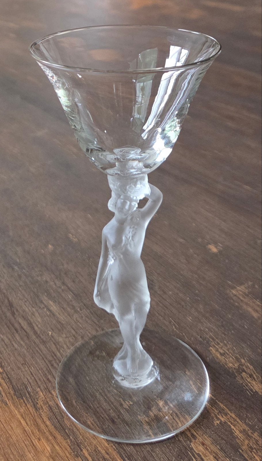 Vintage Cristal de Bayel "Bacchante" Wijnglas / Waterglas, Ophalen
