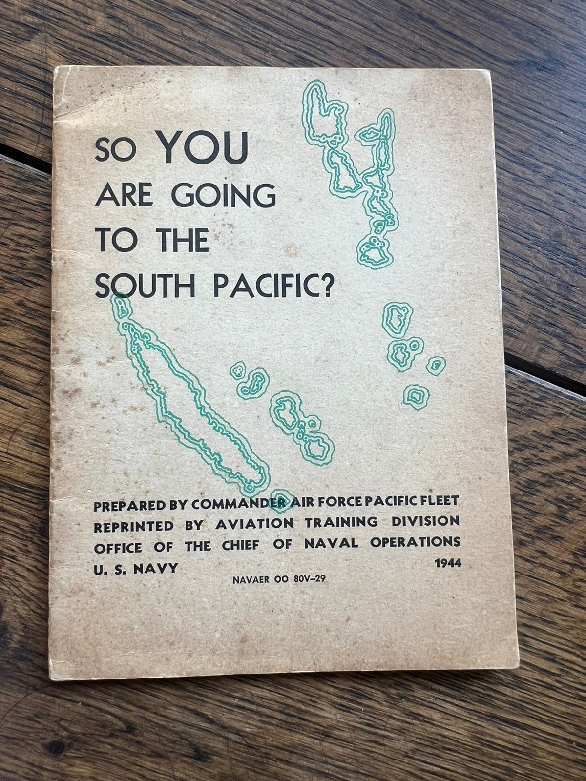 WO2 Amerikaans  So you are going to the pacific? 1944  Navy, Amerika, Verzenden, Marine, Boek of Tijdschrift