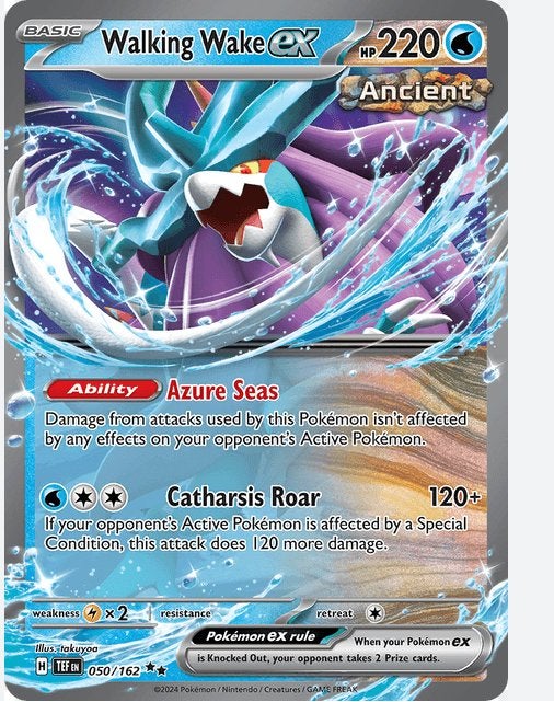Walking Wake EX 050 - Temporal Forces, Ophalen of Verzenden, Nieuw, Losse kaart, Foil