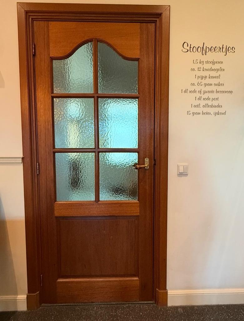 Vintage binnendeuren met en zonder glas, Ophalen, Gebruikt, 80 tot 100 cm, Binnendeur