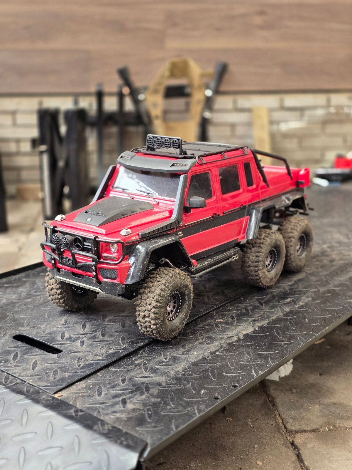 Traxxas TRX 6 crawler ( grote TRX 4 ) brushless, Elektro, Gebruikt, Auto offroad, Ophalen of Verzenden