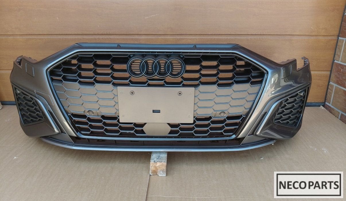 VOORBUMPER AUDI A3 8Y S LINE BUMPER COMPLEET LZ7S, Gebruikt, -, Achter, -