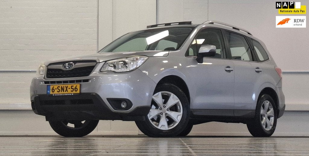 Subaru Forester 2.0 Luxury Plus Automaat 1e Eigenaar 100% On, Auto's, Subaru, Automaat, Euro 5, Zwart, 4 cilinders
