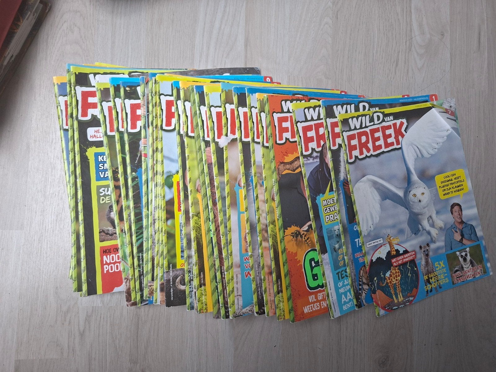 Grote stapel Wild van Freek (30+) - Leuk voor op vakantie!, Boeken, Tijdschriften en Kranten, Ophalen of Verzenden, Gelezen, Wetenschap en Natuur