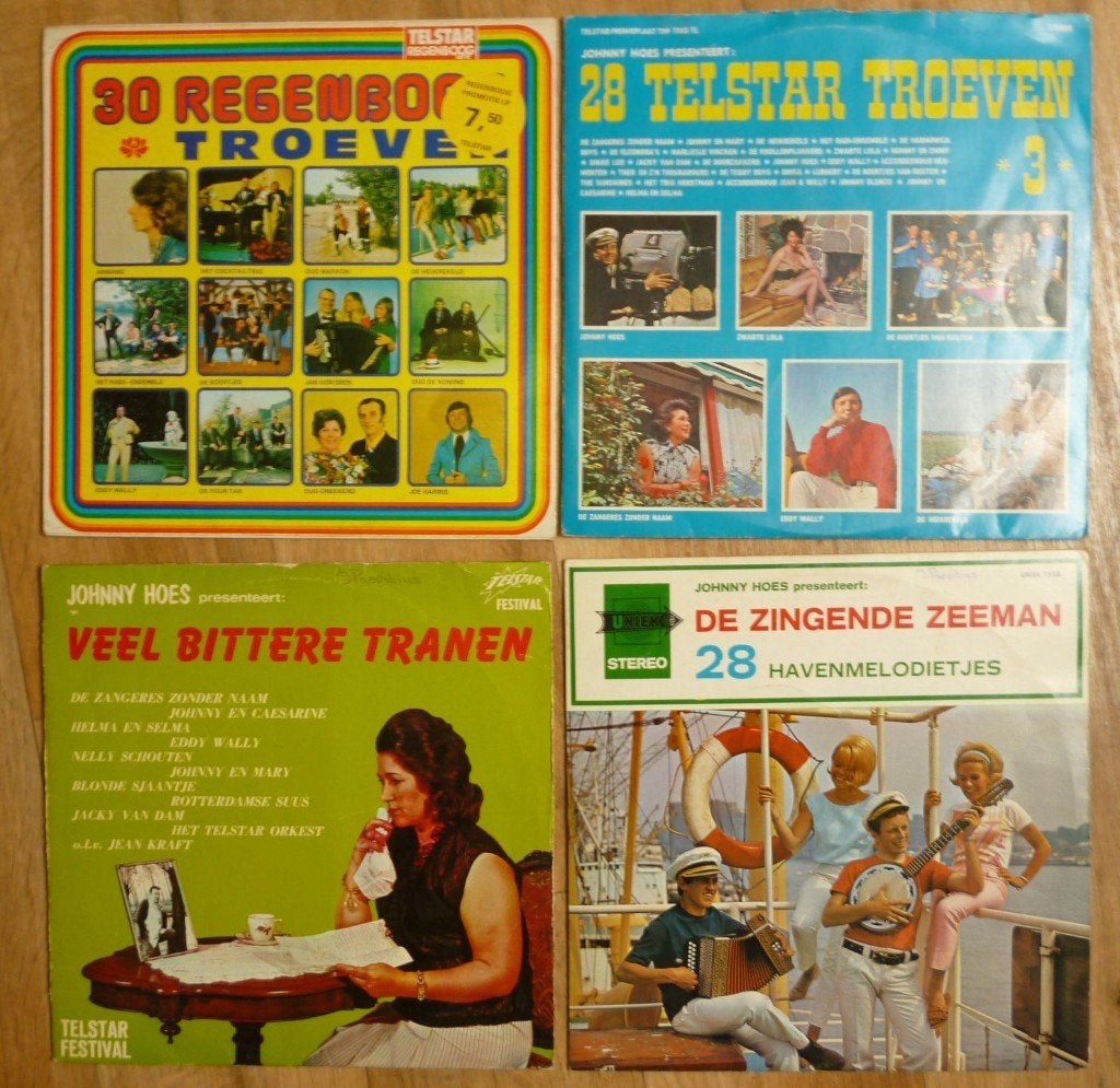Piraten LP-s TELSTAR Johnny Hoes   ----->   7 stuks, Gebruikt, Ophalen of Verzenden, 12 inch, Overige typen