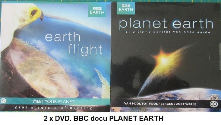 2 X DVD, de Engelse BBC, Planet Earth, Alle leeftijden, Ophalen of Verzenden, Zo goed als nieuw, Natuur