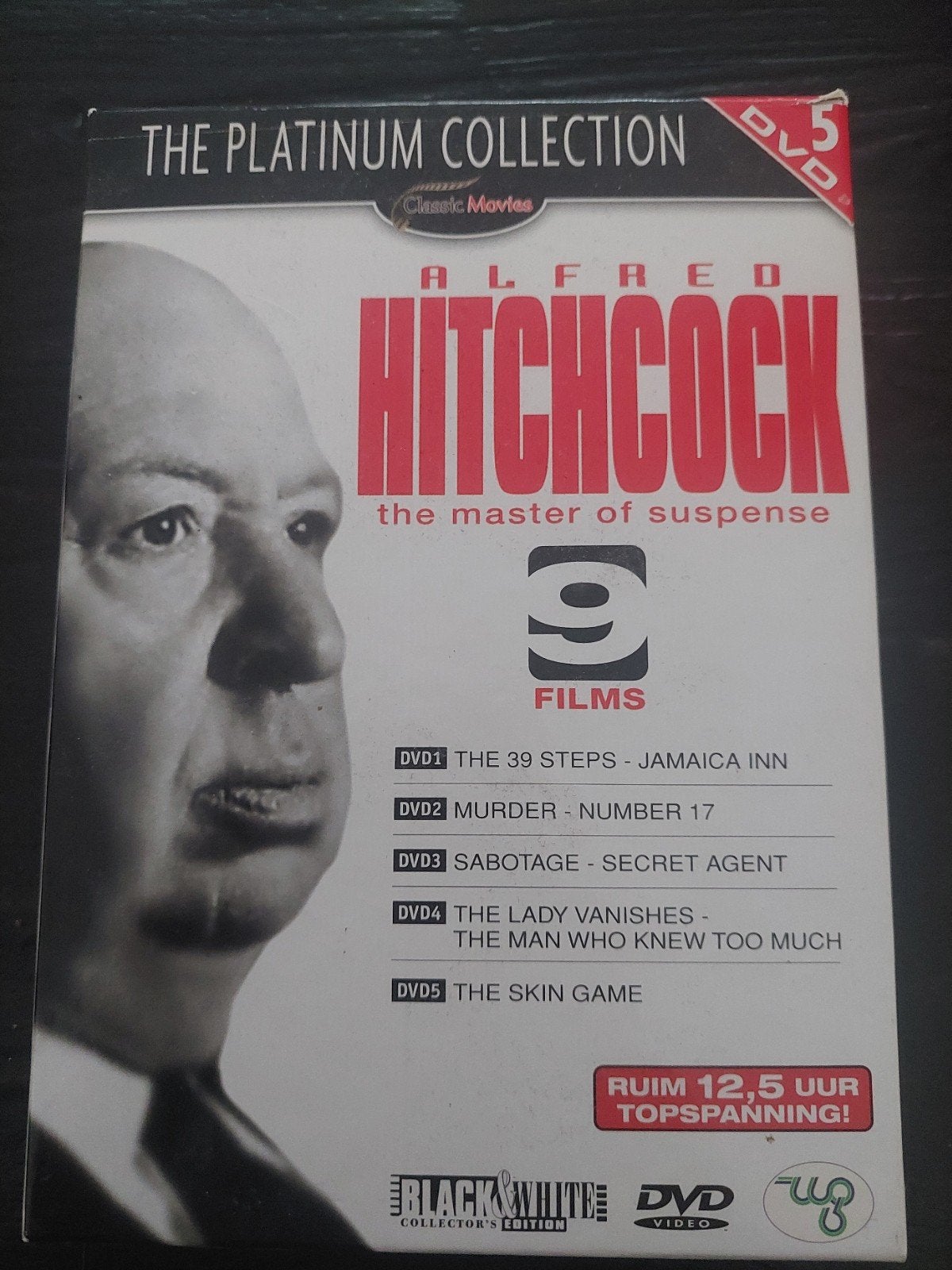 Alfred Hitchcock: The Platinum Collection (5 DVD Boxset), Cd's en Dvd's, Ophalen, Engels, Nederlands, Vanaf 12 jaar