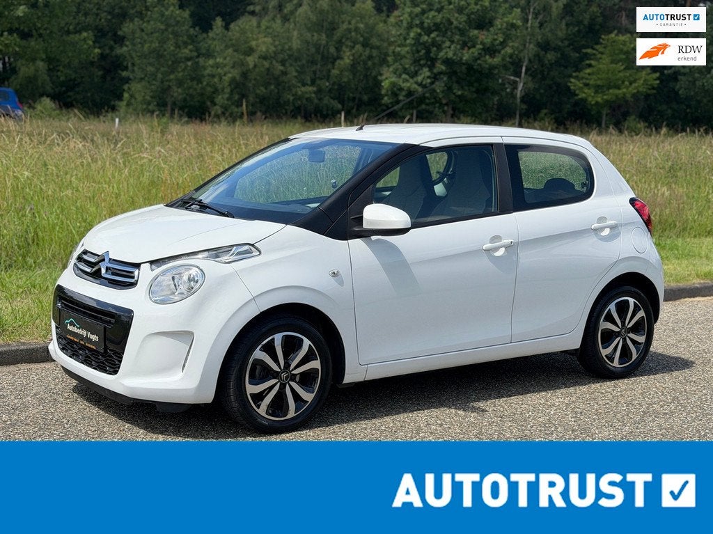 Citroen C1 1.0 e-VTi Shine *Navi*Camera*Rijklaar*CarPlay, Voorwielaandrijving, Stof, Gebruikt, Startonderbreker