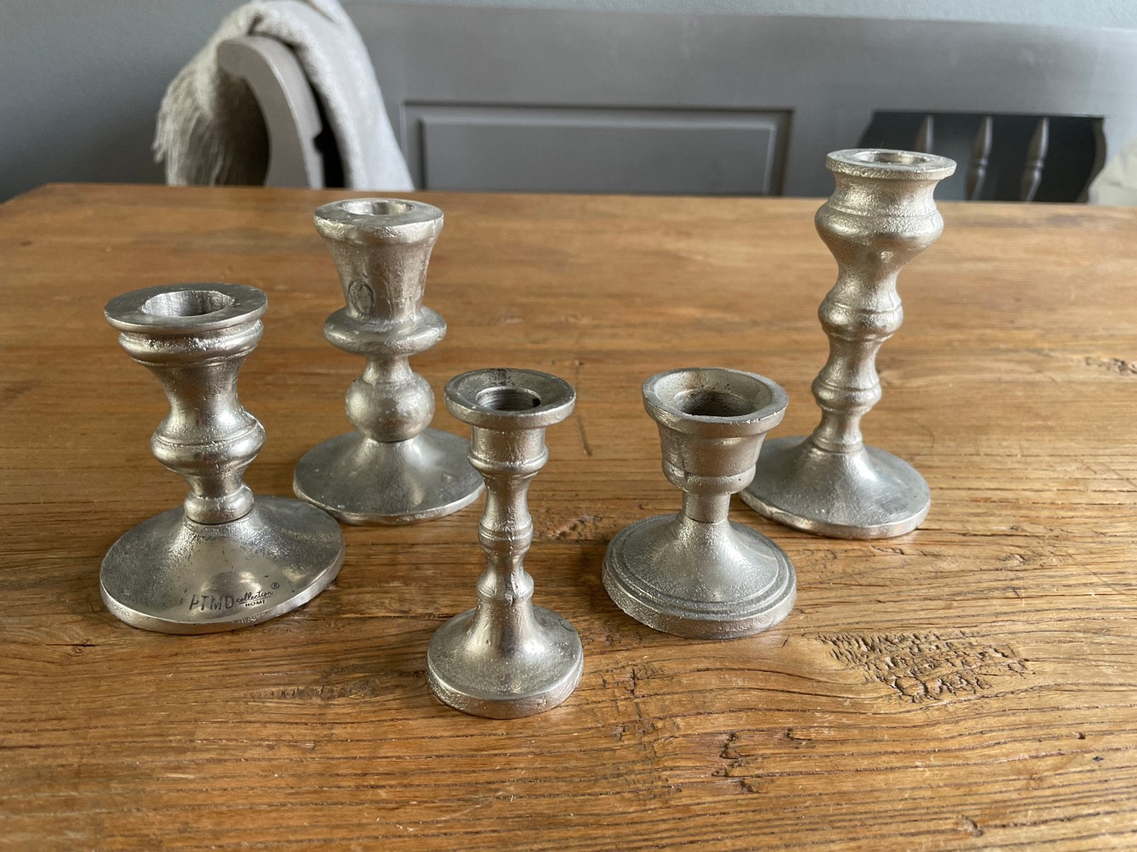 PTMD Collection Home Kandelaars Set, Ophalen, Zo goed als nieuw, Metaal, Kandelaar