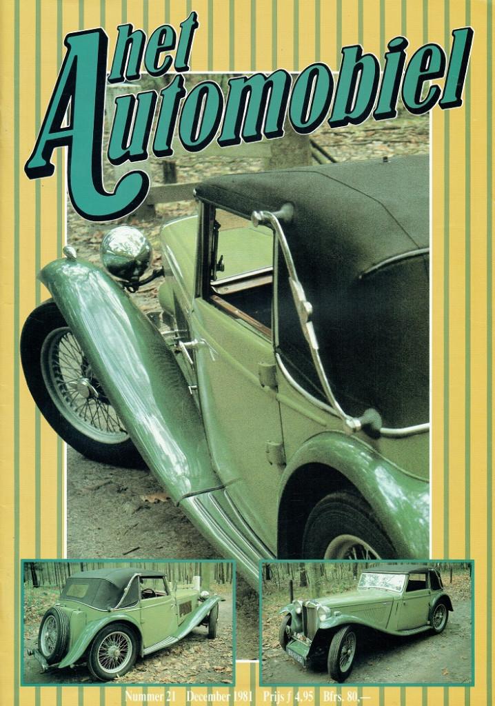 Het Automobiel 1981 nr. 21 (o.a. Hirondelle Formule Junior), Verzenden, Gelezen, Algemeen