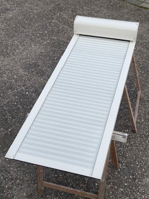 Wit rolluik 60 cm breed x 166,5 cm hoog, Gebruikt, Minder dan 100 cm, Wit, Ophalen of Verzenden
