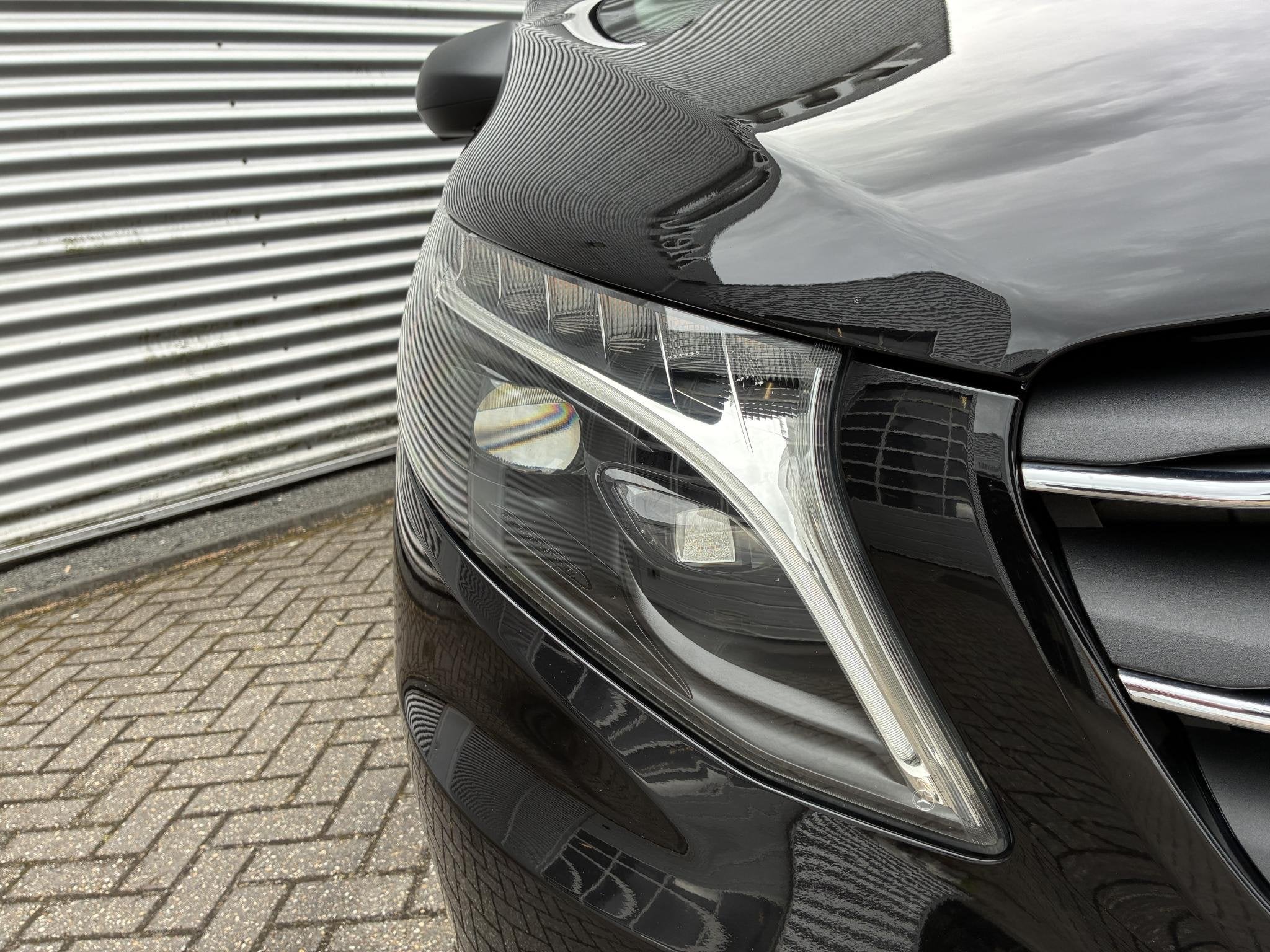 Mercedes-Benz Vito 116 CDI Dubbele Cabine Veel extra's | Led, Auto diversen, Automaat, Overige carrosserieën, Zwart, Mercedes-Benz