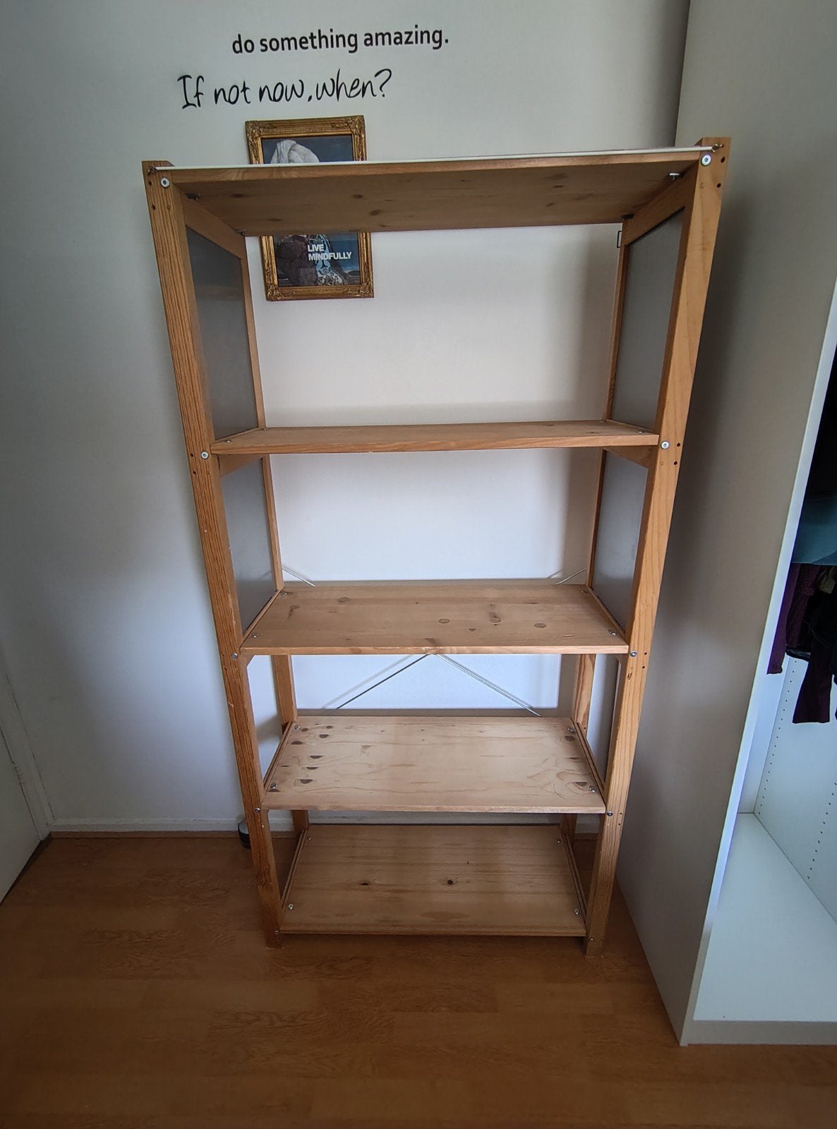 Houten stellingkast, Huis en Inrichting, Ophalen, Gebruikt