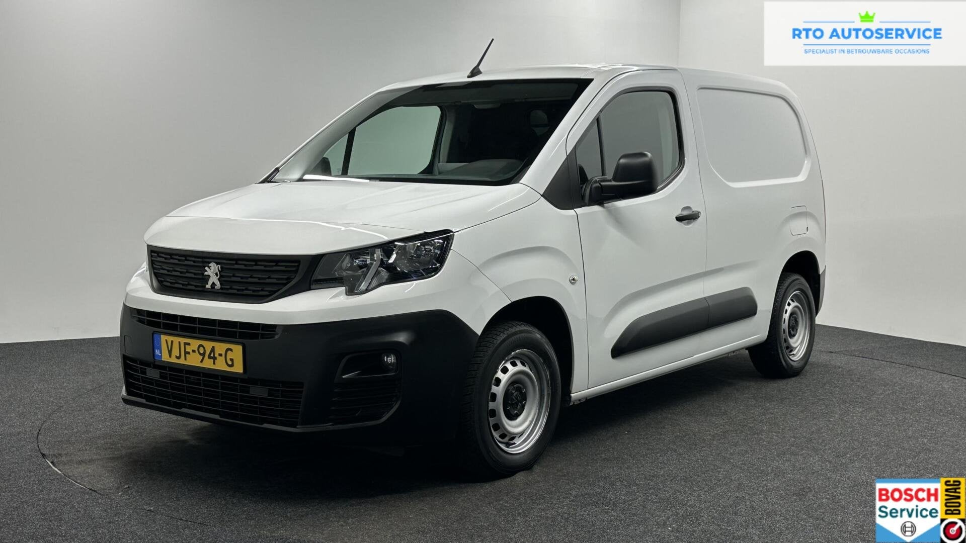 Peugeot Partner bestel 1.5 BlueHDI Premium AIRCO CRUISE CARP, Auto's, Stof, Gebruikt, 4 cilinders, Met garantie (alle)