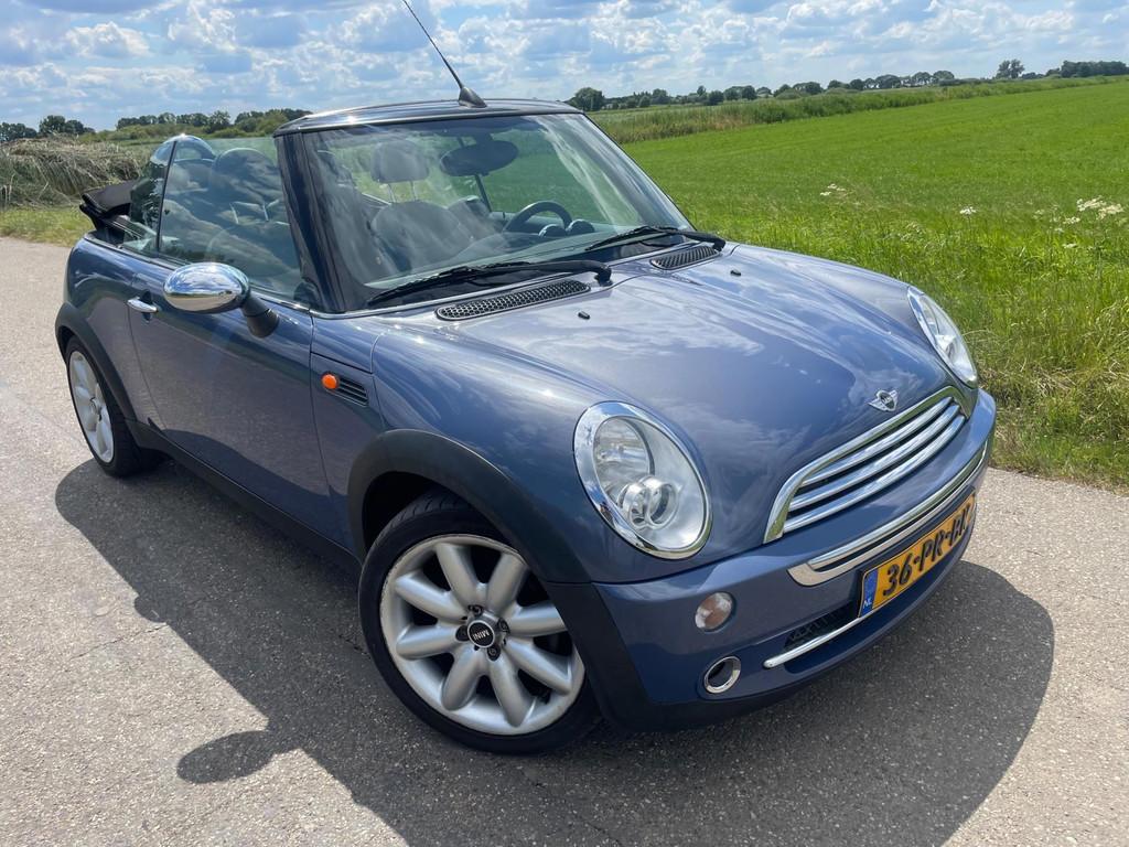 Mini Cabrio NL AUTO met nap 1.6 Cooper Chili, Voorwielaandrijving, Gebruikt, 4 cilinders, Cabriolet