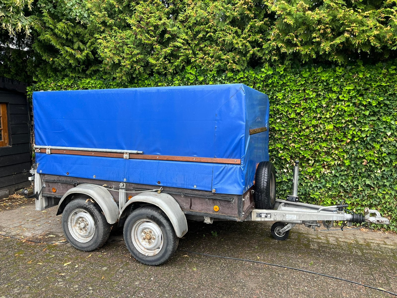 Eénassige middenas Westfalia aanhanger met kenteken, Ophalen, Gebruikt