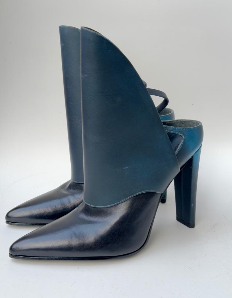 Alexander Wang pumps van zwart/ blauw leer maat 37, Kleding | Dames, Schoenen, Alexander Wang, Verzenden, Zwart, Sandalen of Muiltjes