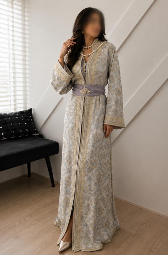 Takshita (korte dames/meiden), Kleding | Dames, Gelegenheidskleding, Zo goed als nieuw, Overige typen, Maat 36 (S), Grijs, Ophalen of Verzenden