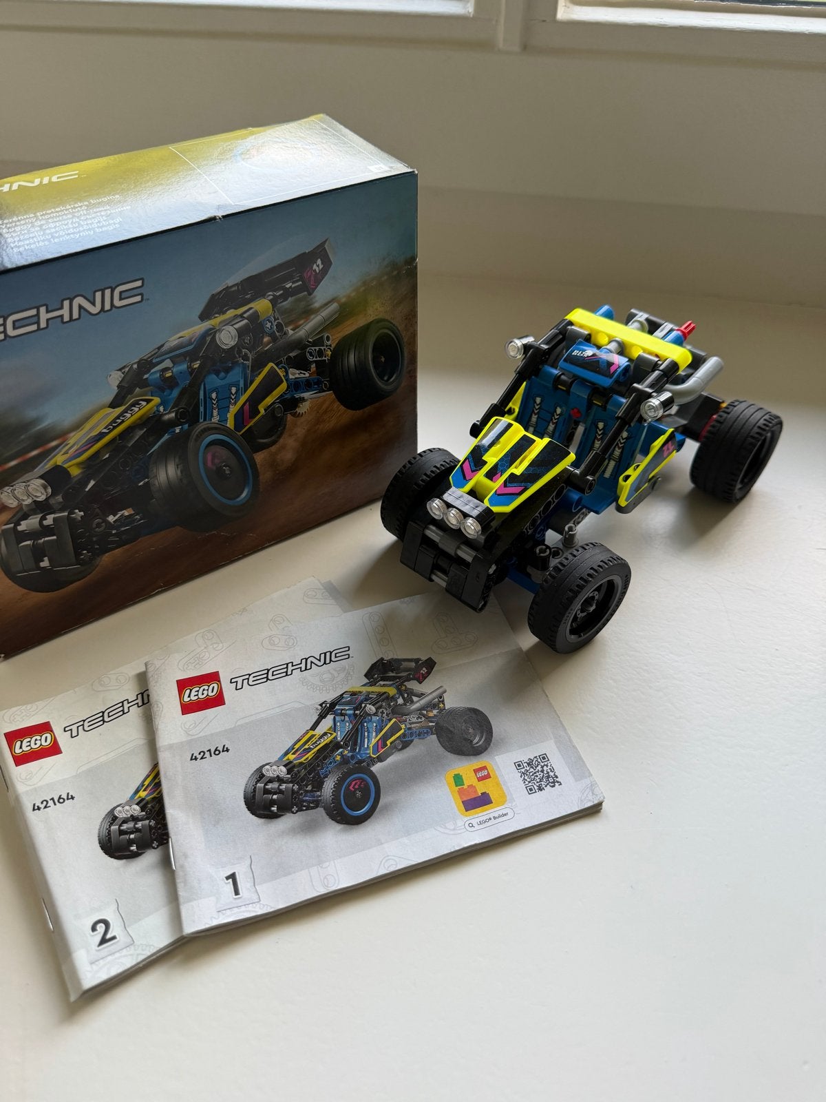 Lego Technic 42164 Offroad Race Buggy met doos en boekjes, Lego, Ophalen of Verzenden, Zo goed als nieuw, Complete set