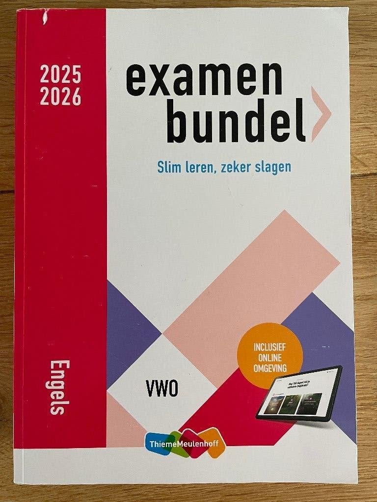 Examenbundel Engels VWO, Boeken, Schoolboeken, Ophalen, VWO, Engels, ThiemeMeulenhoff